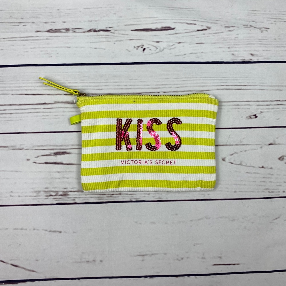 VS Green Stripe Accessories Bag‎
